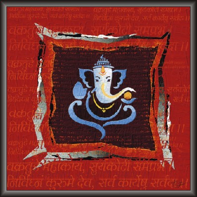 Ganesha Wall Painting