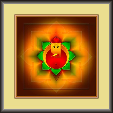 Ganesha On Lotus