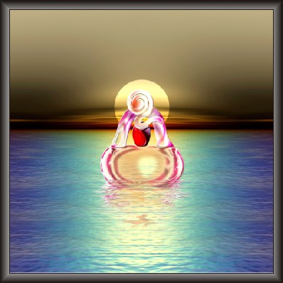 Lord Ganesha In Ocean