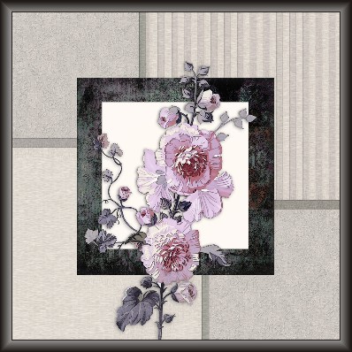 Beautiful Flowers Abstract Modern Art Painting