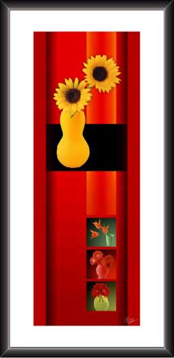 Yellow Sun Flower Painting