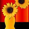 Yellow Sun Flower Painting