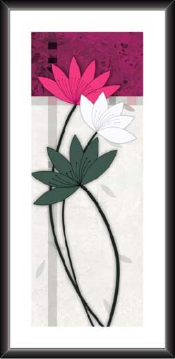 Pink Floral Painting For Youth