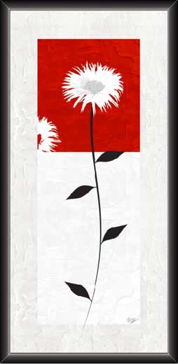 Standing Red Rose Painting