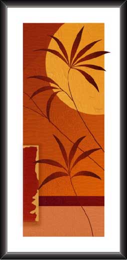 Sunset Flower Painting