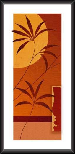 Flower Painting With Sun