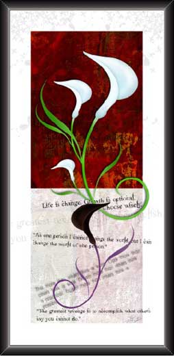 Superb Modern Art Flower Design
