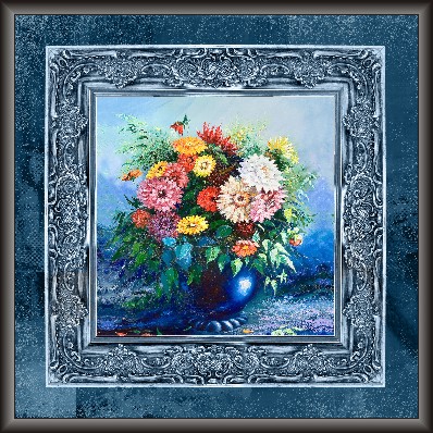 Flower Painting Wallpiece