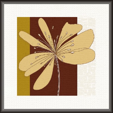 Beautifully Designed Flower Painting