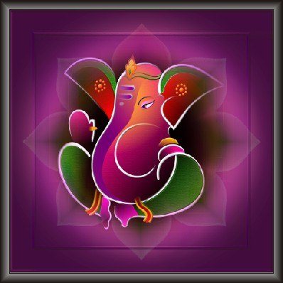 Spiritual Ganesha Painting
