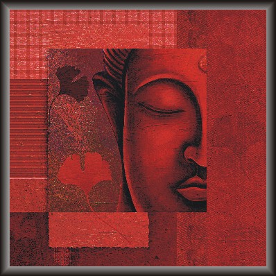 Closeup Painting Of Lord Buddha