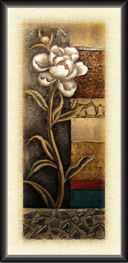 Asthetic Ancient Look Flower Painting