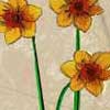 Drawing Room Flower Painting Design