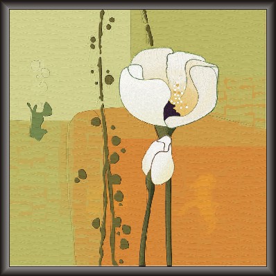 White Flower Painting