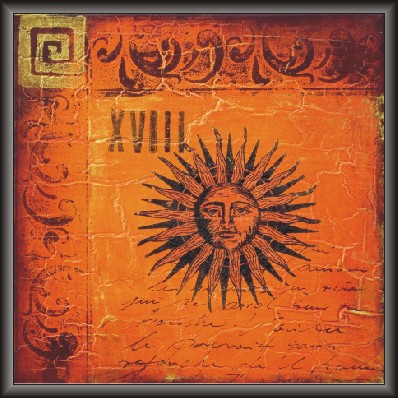 Sun Painting In Ancient Look