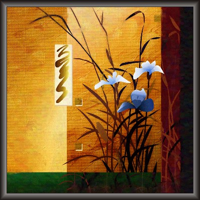 Decorative Flower Painting For Office