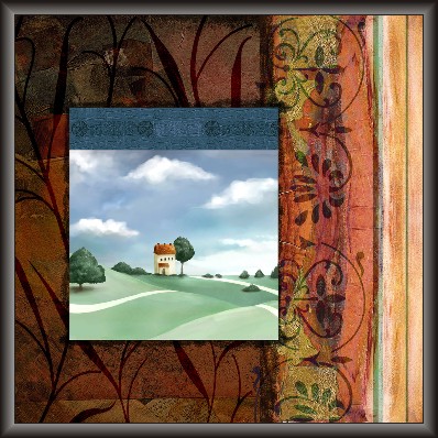 Modern Art Window Painting