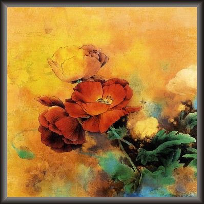 Thematic Flower Art Painting