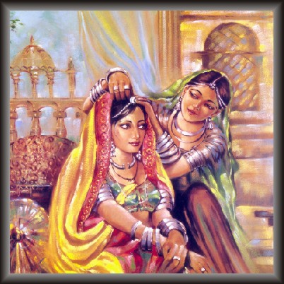 Rajasthani Lady Makeup