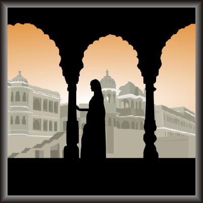 Rajasthani Lady In Palace