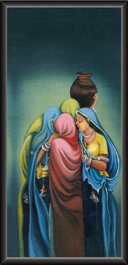 Natural Rajasthani Lady Picture