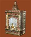 Lord Ganesha Brass Mina Temple