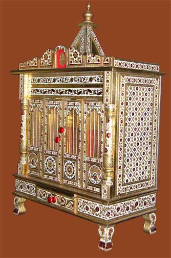 Four Fold Doors Decorative Brass Mina Temple