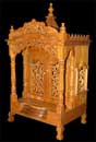 Decorative Carved Teak Wood Temple