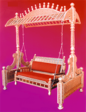 Decorative Carved Swing (Jula)