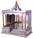 Two Drawer Golden Poll Stainless Steel Temple