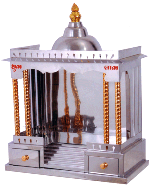 Shubh Labh Stainless Steel Temple