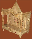 Beautifully Carved Savan Wood Temple