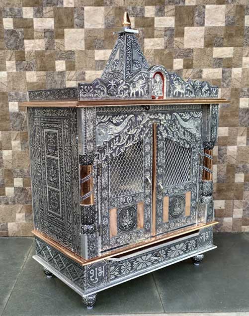 Hathi Design Alluminium Copper Oxodise Temple