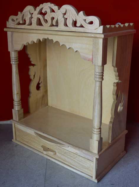 Om Cupture Open Savan+Ply Wood Mandir