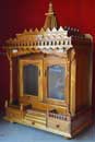 Step Design Three Drowers Teak + Ply Wood Mandir