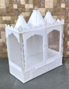 Three Dom White Colour With Door Acrelic Temple