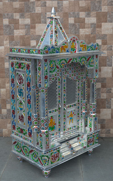 Decorative Colour Mina Pillar Mandir